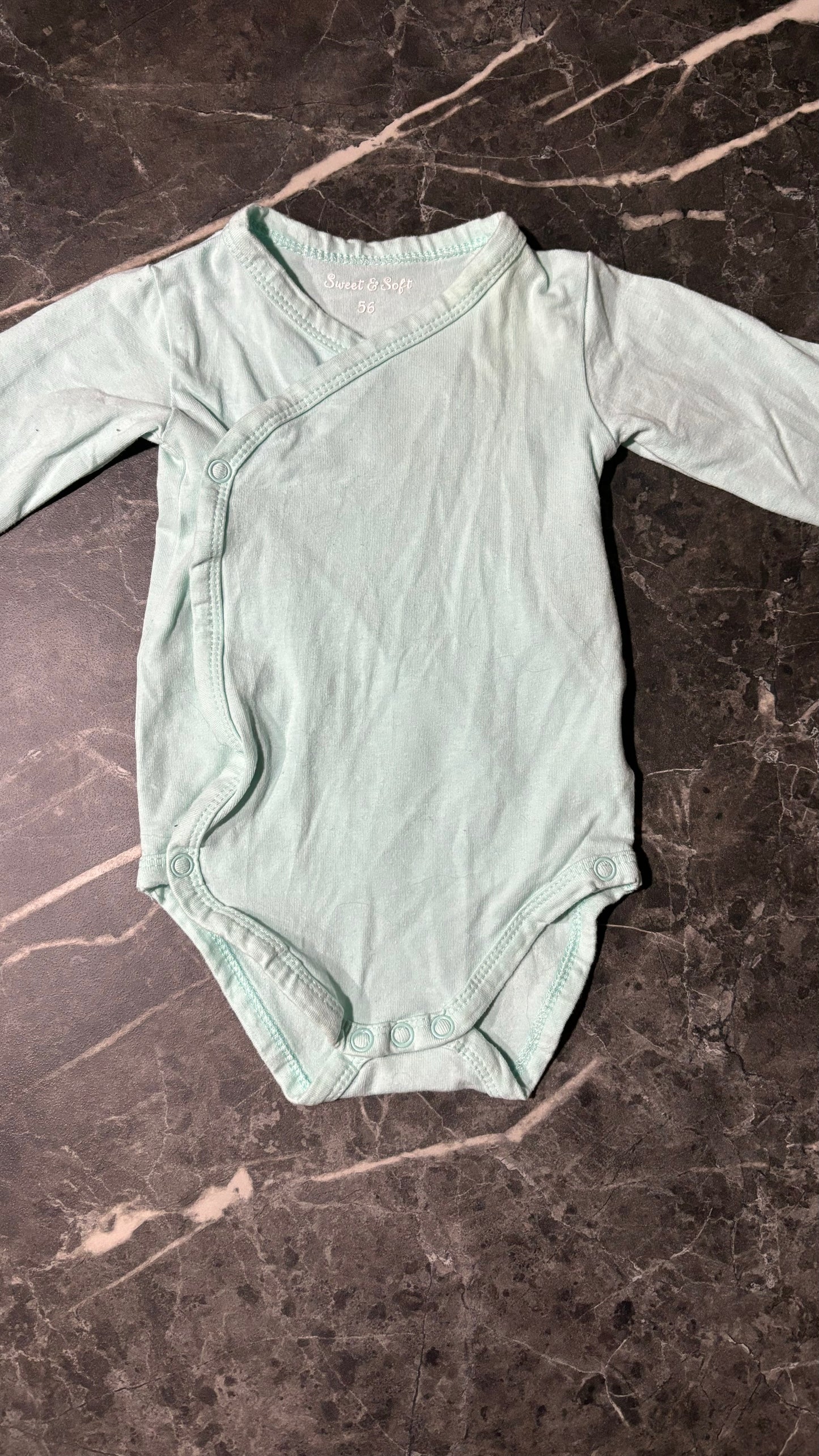 Sweet And Soft Romper blauw maat 56